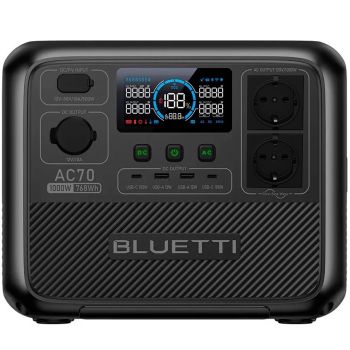 Зарядная станция Bluetti AC70 1000 Вт, 768 Вт/ч