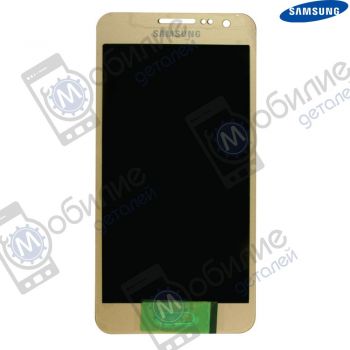 Дисплей Samsung A3 2015 SM-A300 арт. GH97-16747F екран оригінал Super AMOLED Gold