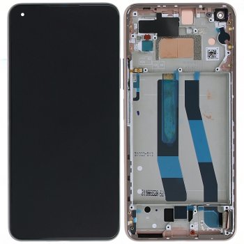 Дисплей (екран) для Xiaomi 11 Lite 5G NE рожевый