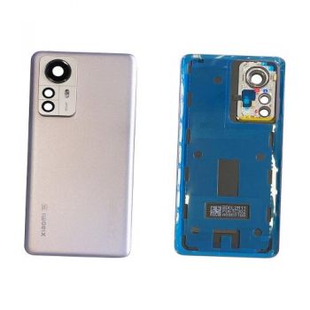 Кришка АКБ Xiaomi 12 Pro Purple Gold