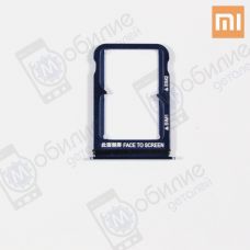 Слот sim лоток Xiaomi Mi 8 Blue - оригинал