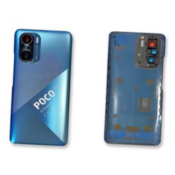 Кришка АКБ POCO F3 Blue