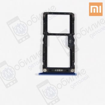 Слот sim лоток Xiaomi Mi 8 Lite Blue - оригинал