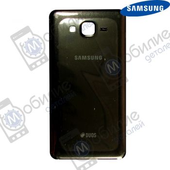 Крышка задняя Samsung J7 2015 Black, GH98-37384C, совм.: J700