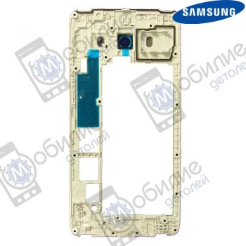 Основа корпусу (рамка) Samsung J5 2016 Gold, GH98-39490A, совм.: J510